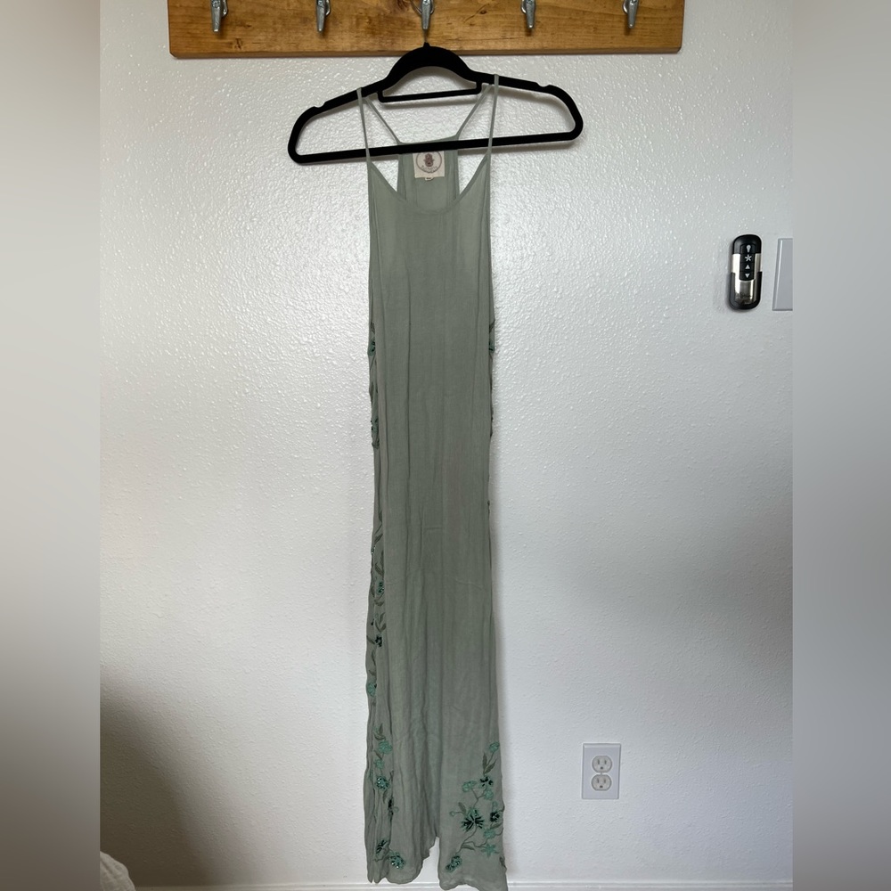 Green Gauze dress